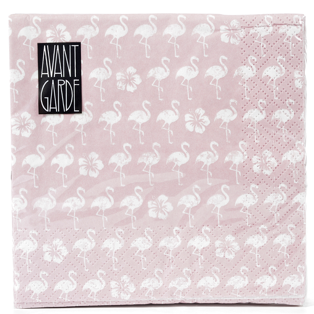 Napkin flamingos