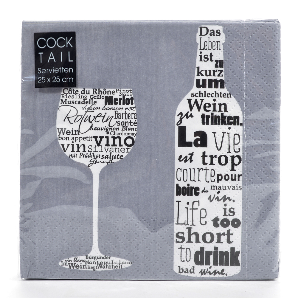 Napkin bon vin
