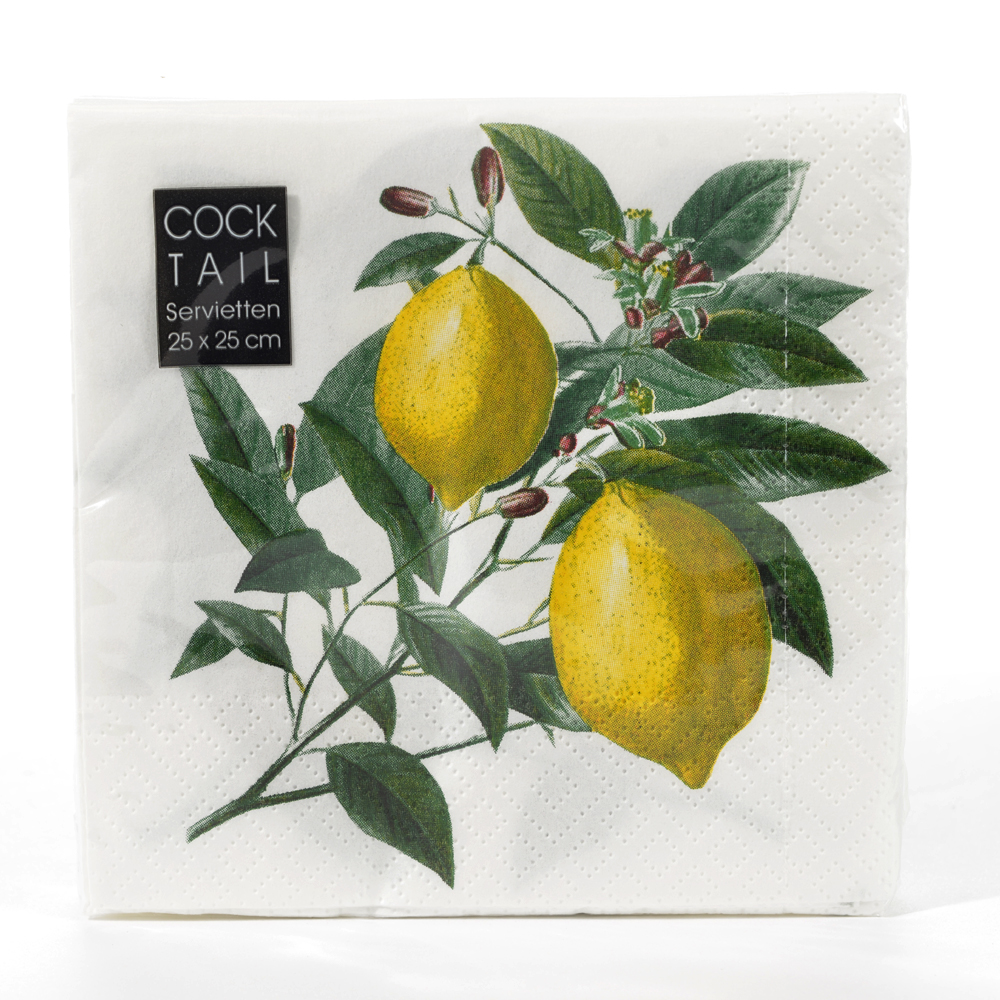 Napkin lemon