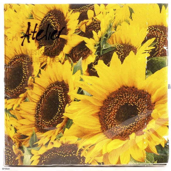 Napkin sunflower