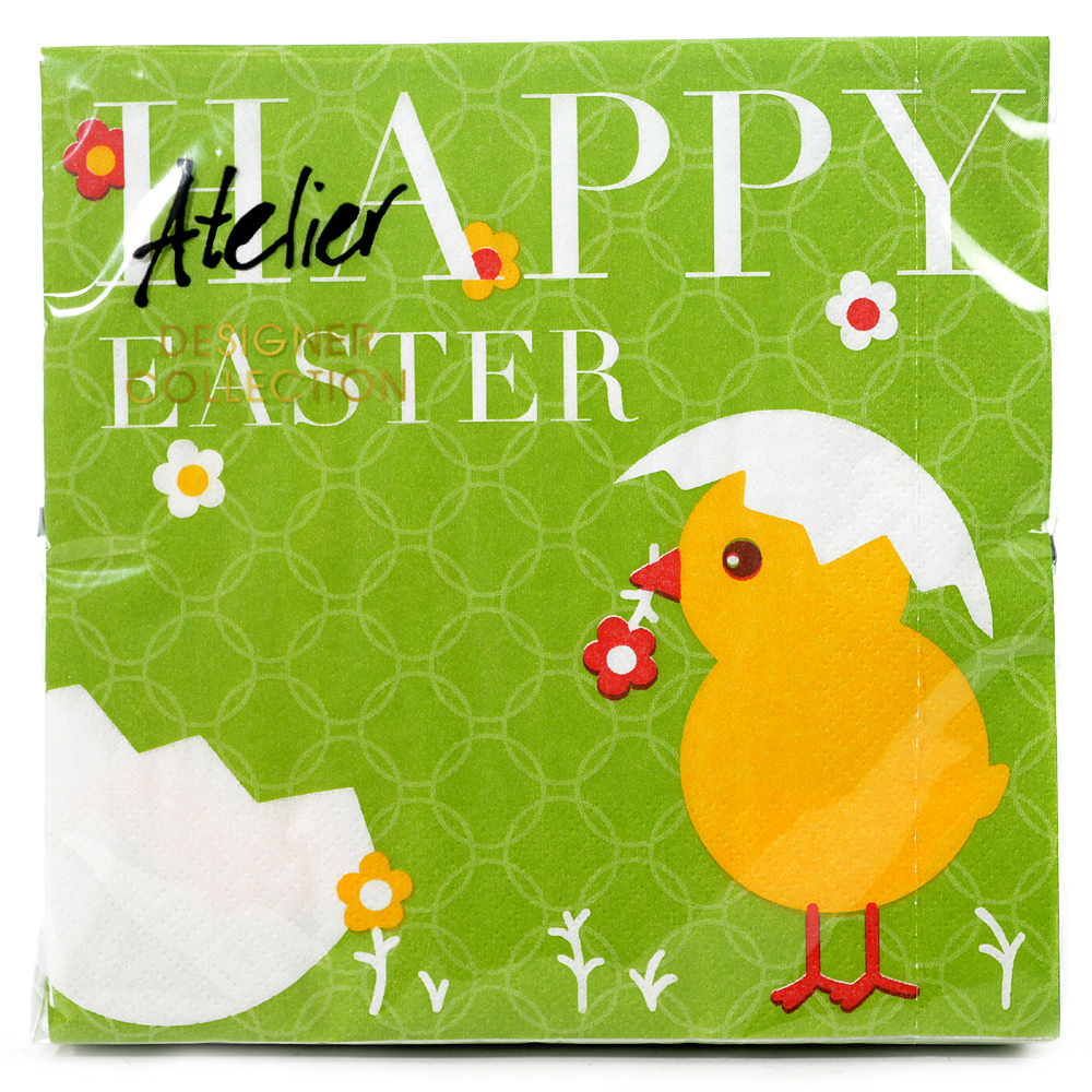 Napkin happy easter