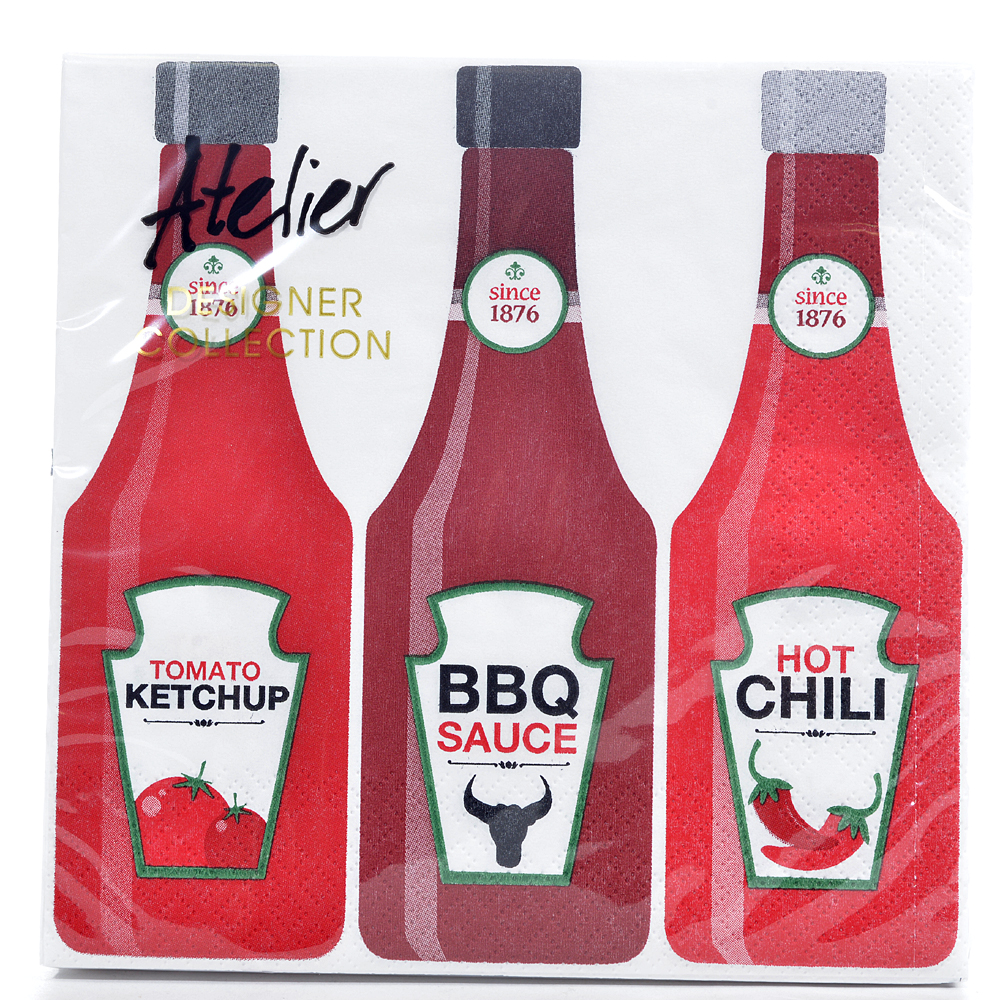 Napkin ketchup