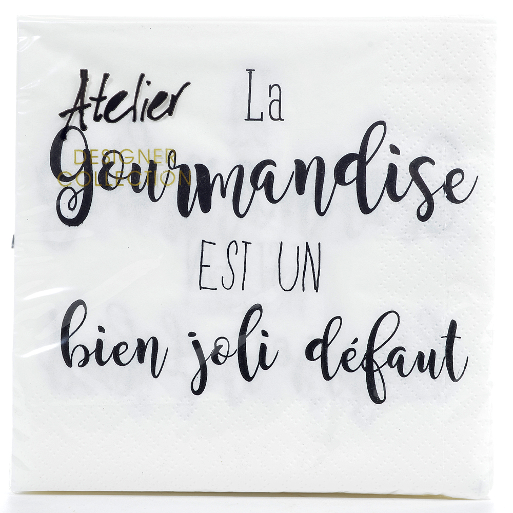 Napkin gourmandise