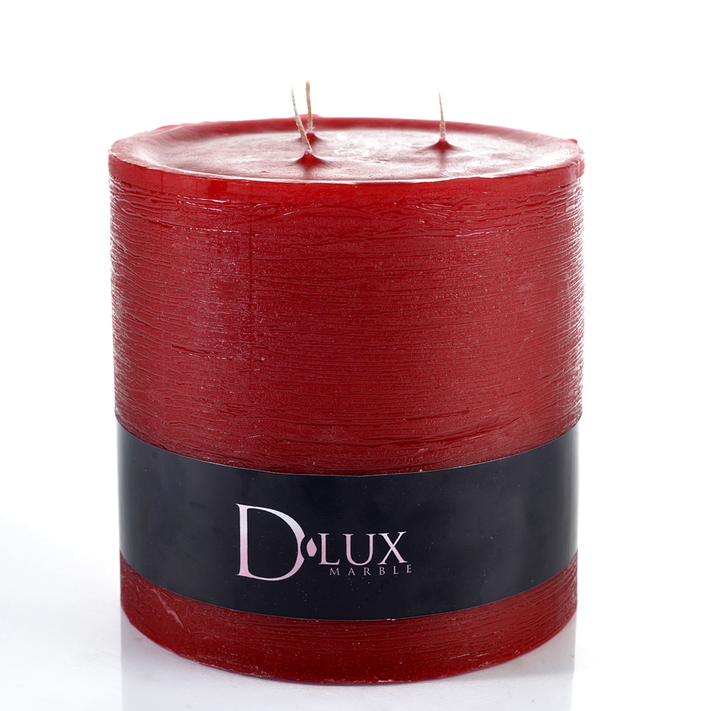Pillar candle marble
